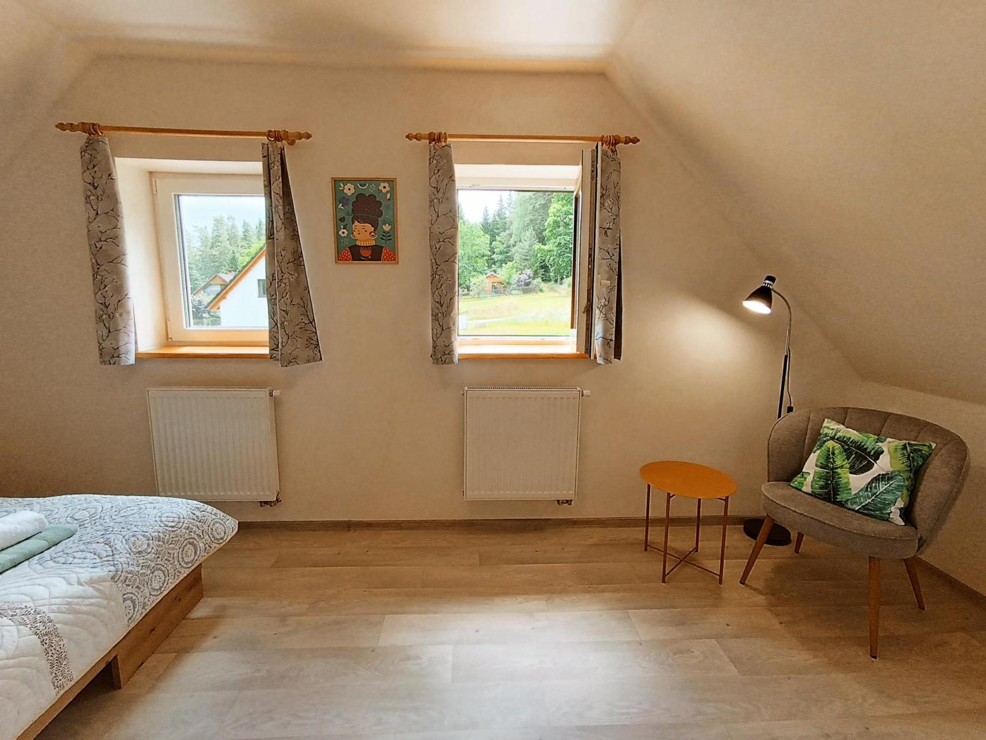 Klidna Lokalita Na Kraji Lesa, Cely Dum S Uschovnu Kol Villa Nová Bystřice Kültér fotó
