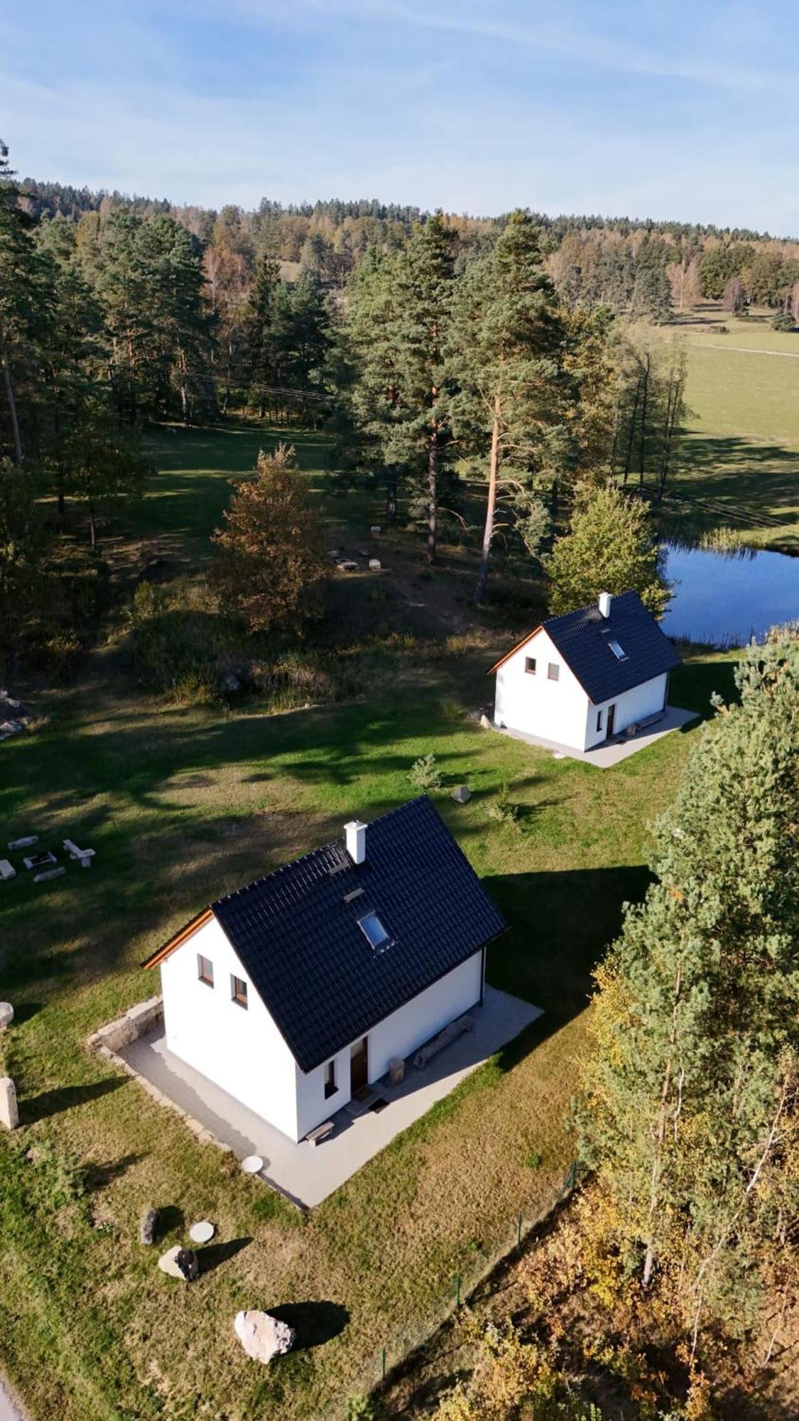 Klidna Lokalita Na Kraji Lesa, Cely Dum S Uschovnu Kol Villa Nová Bystřice Kültér fotó